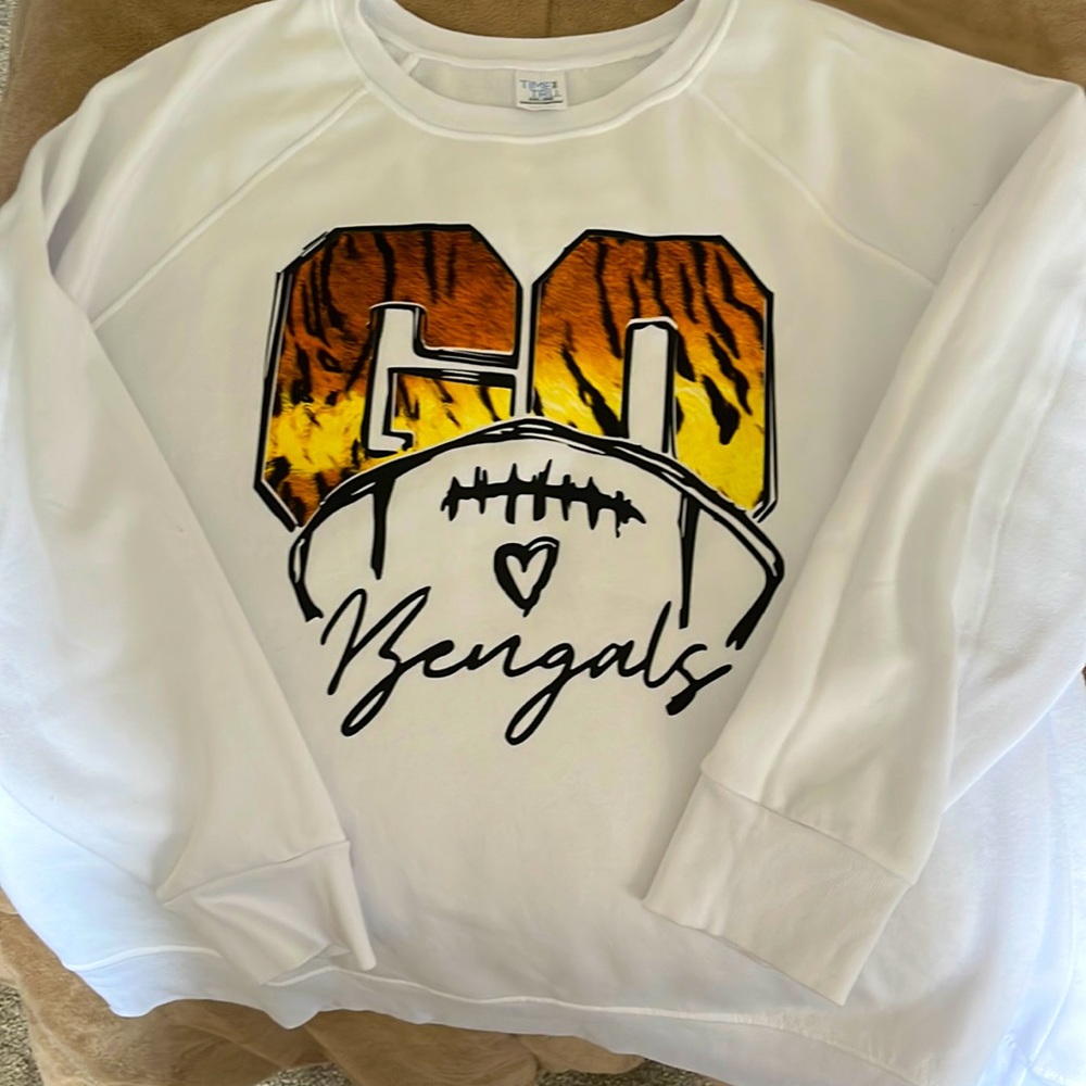 Bengals custom-made Crewneck sweatshirt